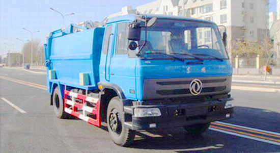 東風(fēng)145對(duì)接垃圾車(chē)(12-13立方) 