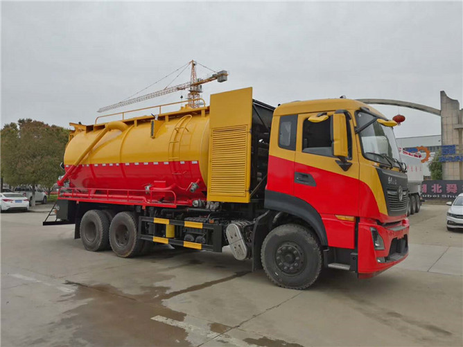 東風(fēng)后雙橋清洗吸污車 